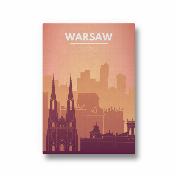 Warsaw Minimal Wall Art - The Mortal Soul