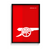 Arsenal F.C. Cannon Wall Art - The Mortal Soul