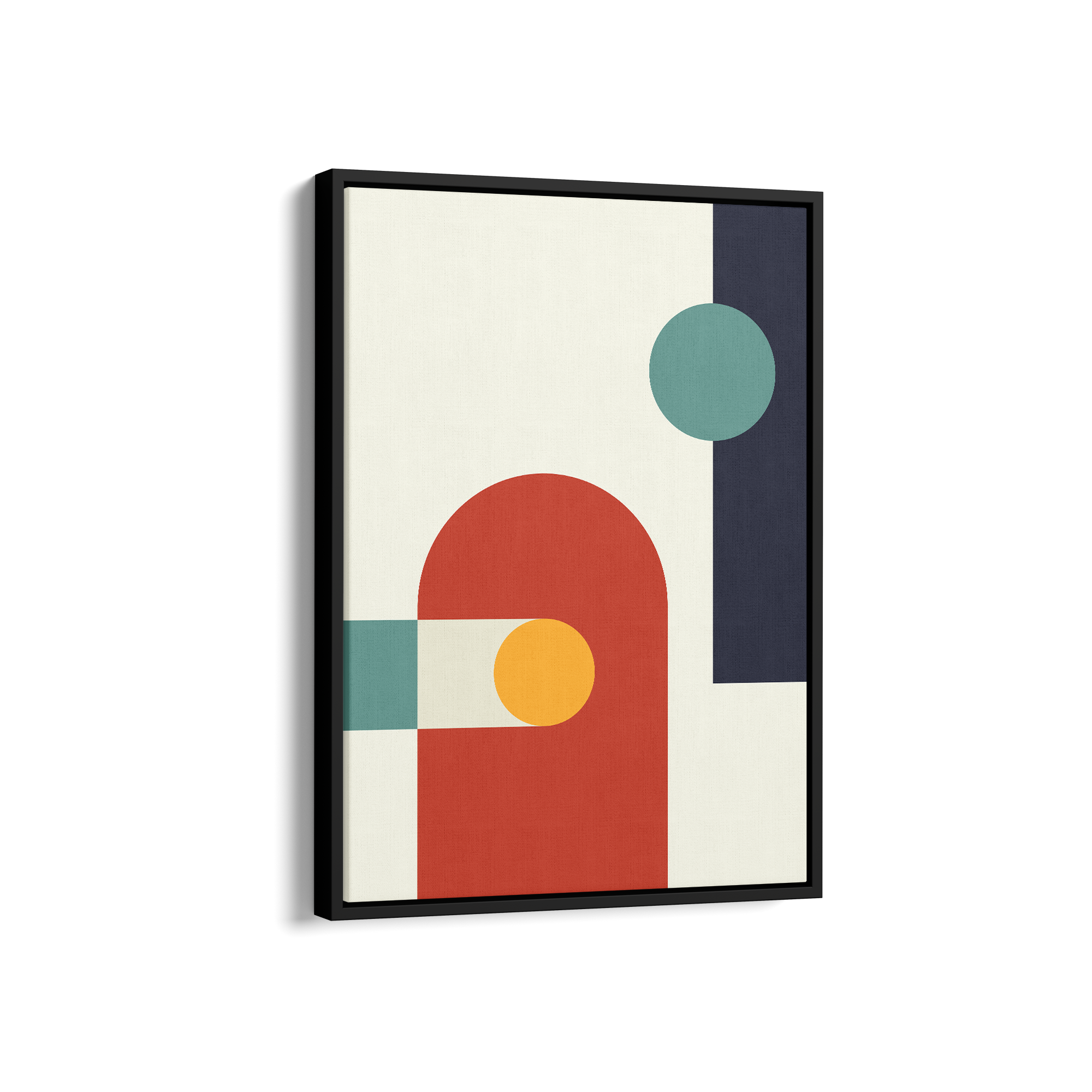 Spoils of Charity Abstract Geometric Modern Wall Art - The Mortal Soul