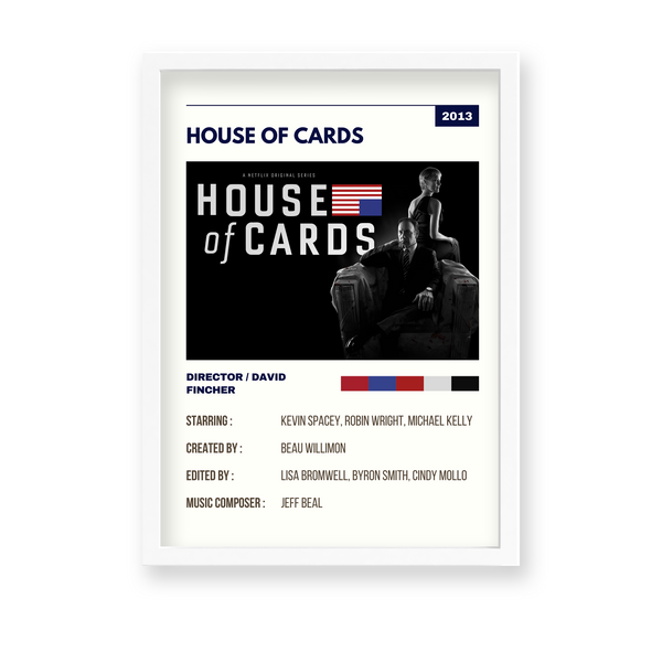 House of Cards Retro Wall Art - The Mortal Soul