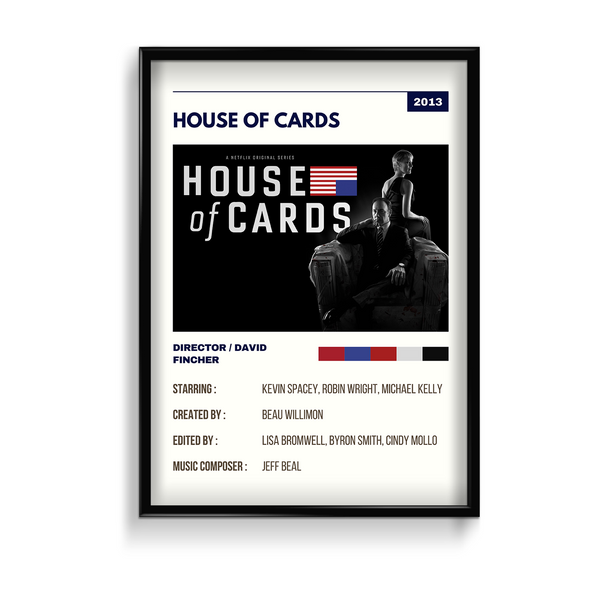 House of Cards Retro Wall Art - The Mortal Soul
