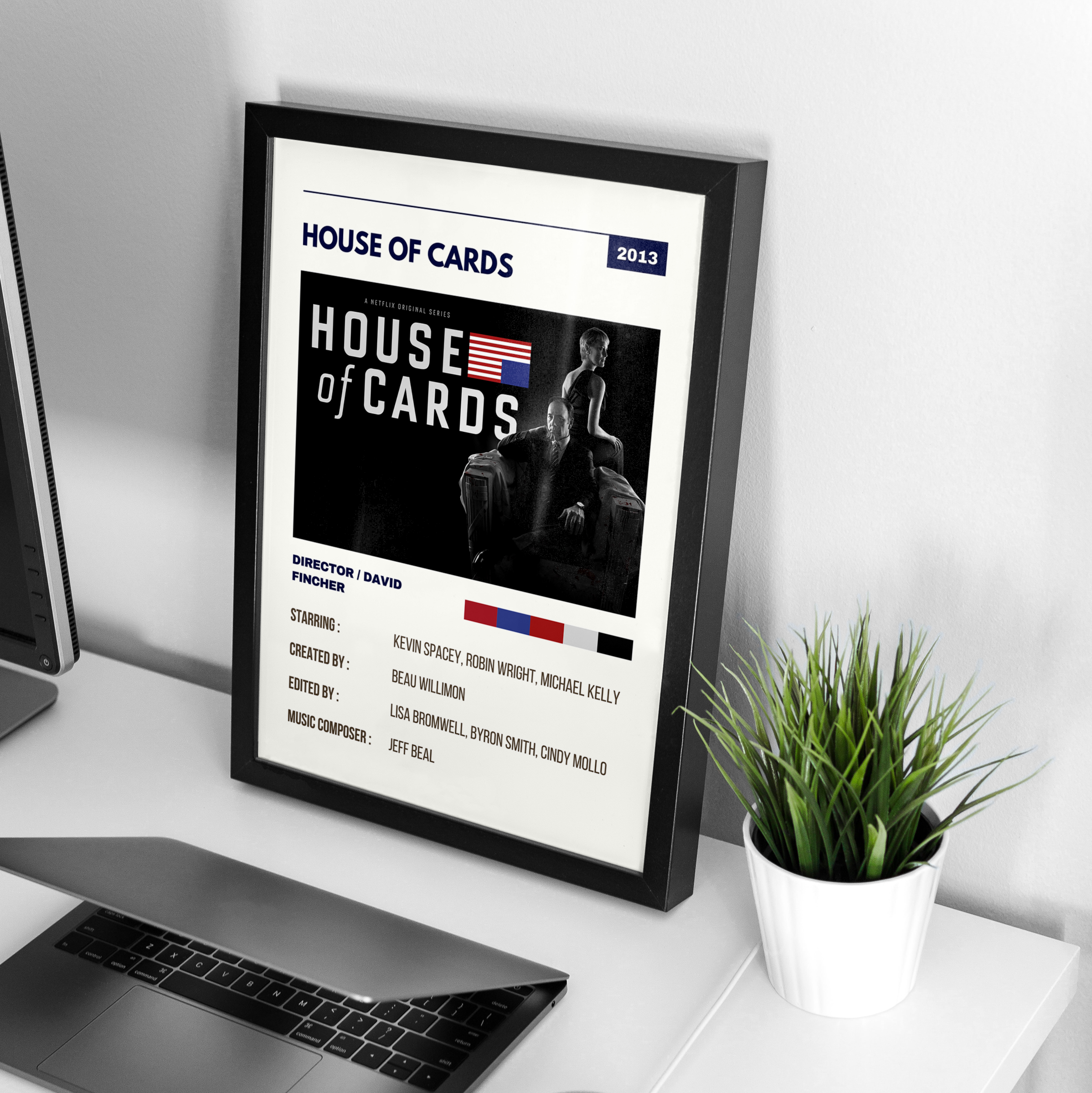 House of Cards Retro Wall Art - The Mortal Soul