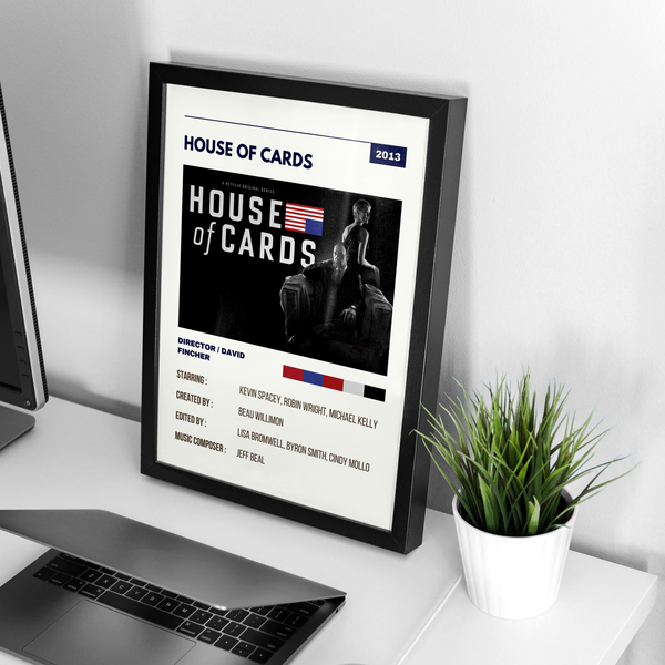 House of Cards Retro Wall Art - The Mortal Soul