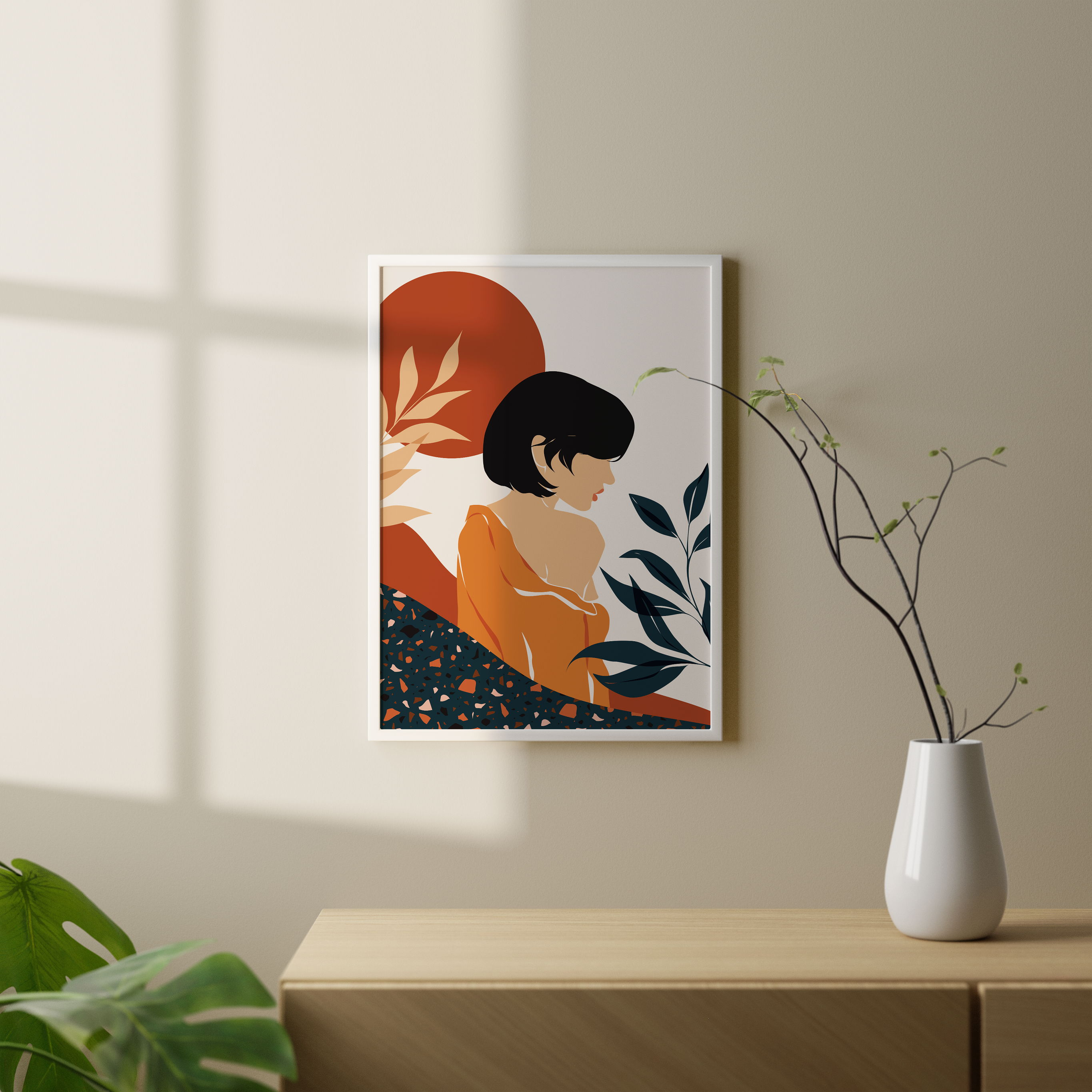 Love of Flame - Fashion Modern Wall Art - The Mortal Soul