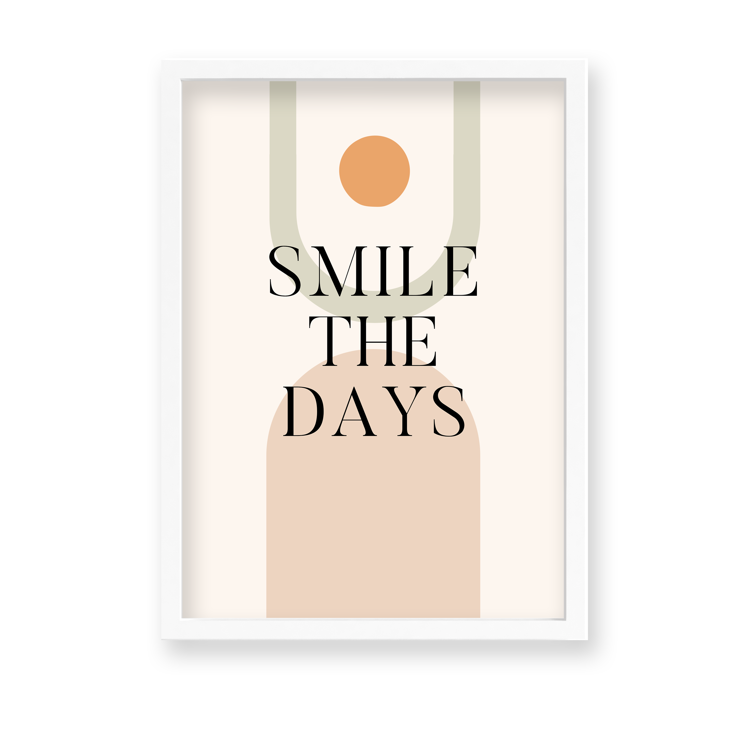 Smile the days Quote Wall Art - The Mortal Soul