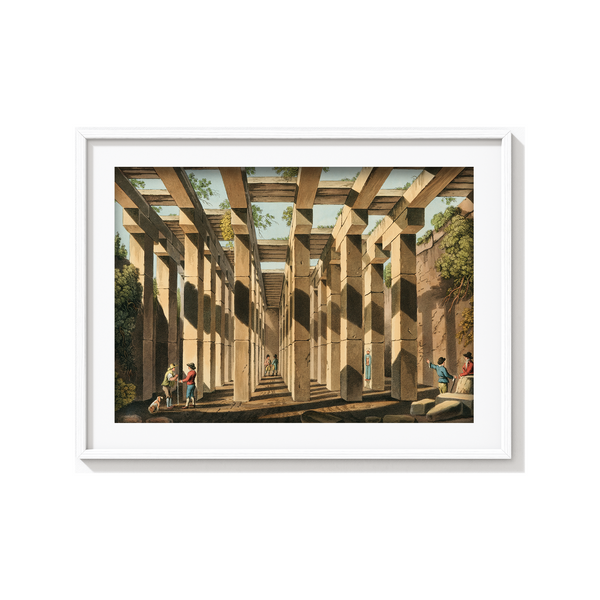 Ancient Cistern in Val di Noto from Views in the Ottoman Dominions Hunter Wall Art