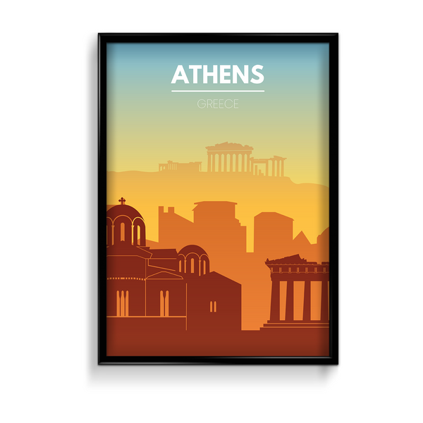 Athens Minimal Wall Art - The Mortal Soul