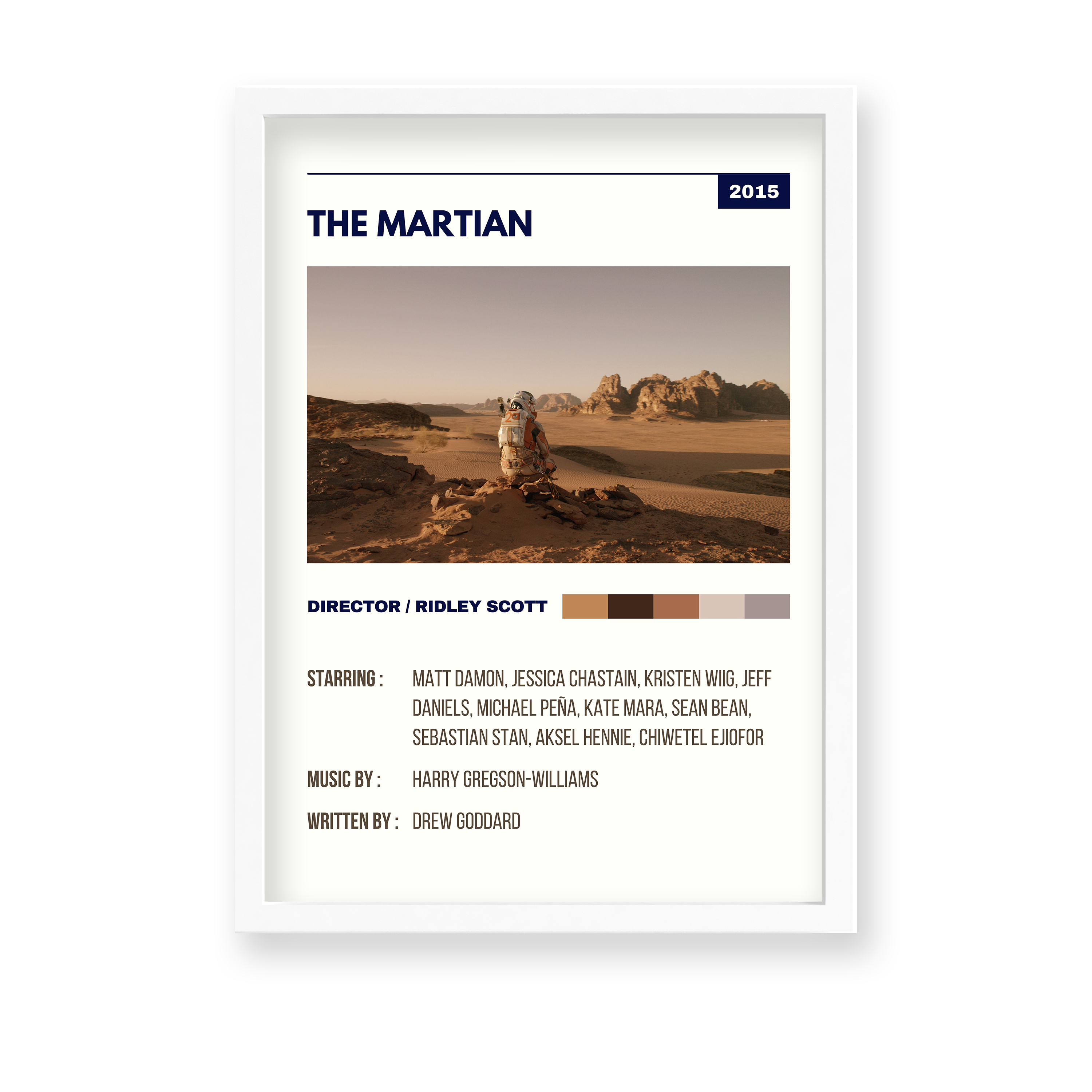 The Martian Retro Wall Art - The Mortal Soul