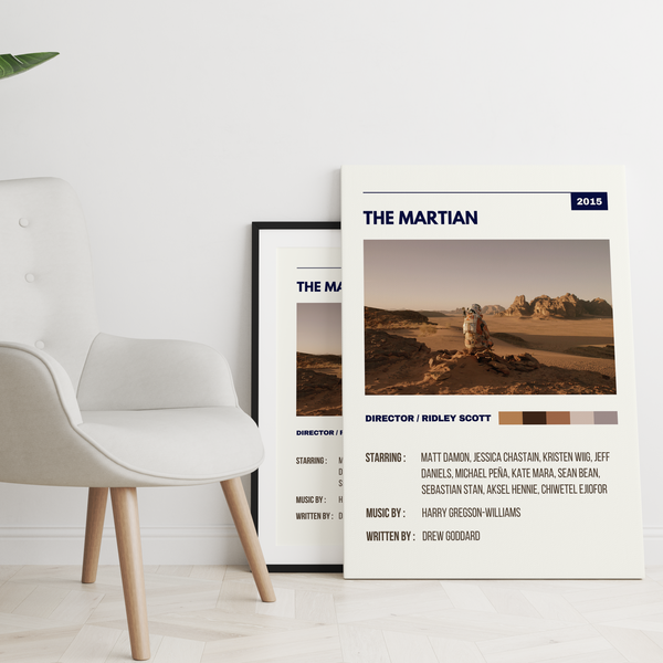 The Martian Retro Wall Art - The Mortal Soul