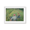 Young Peasant Girls Resting in the Fields near Pontoise (1882) by Camille Pissarro