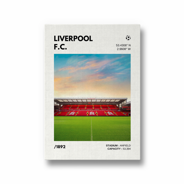 Liverpool F.C. Stadium (Anfield) Premium Wall Art - The Mortal Soul