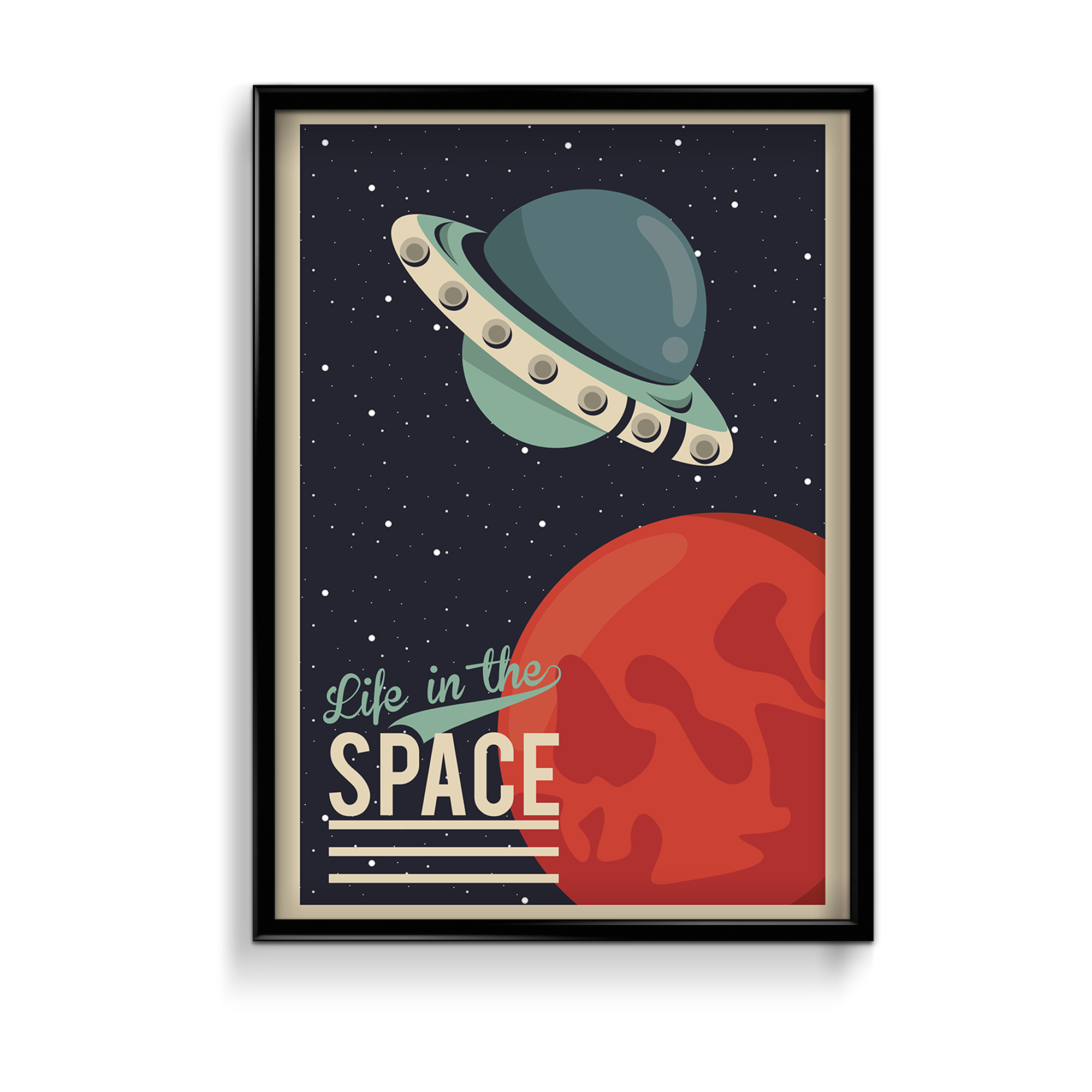 Life in Space Wall Art - The Mortal Soul