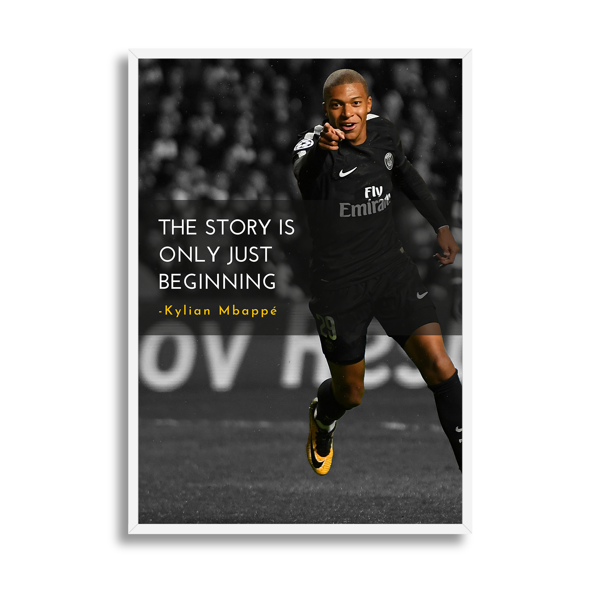Kylian Mbappé Poster - The Mortal Soul
