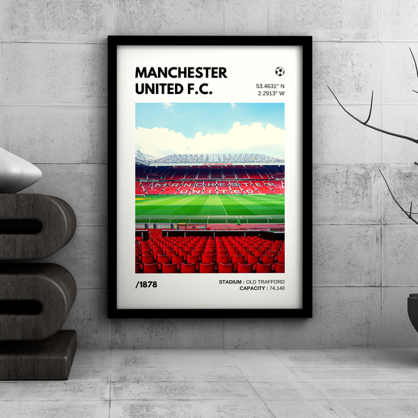 Manchester United F.C. Stadium Premium Wall Art - The Mortal Soul