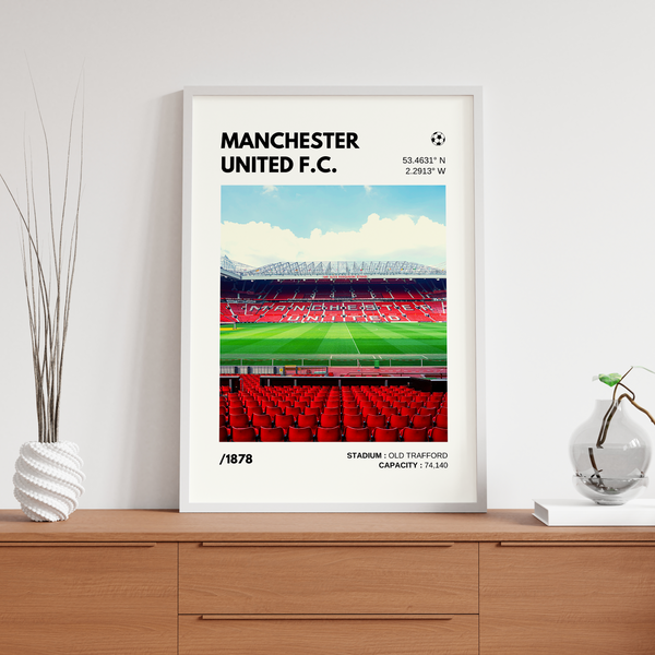 Manchester United F.C. Stadium Premium Wall Art - The Mortal Soul