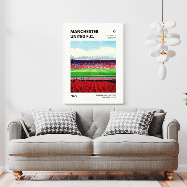 Manchester United F.C. Stadium Premium Wall Art - The Mortal Soul