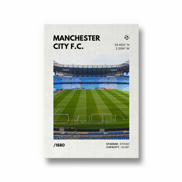 Manchester City F.C. Stadium Premium Wall Art - The Mortal Soul