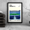 Real Madrid F.C. Stadium (Santiago Bernabeu) Premium Wall Art - The Mortal Soul