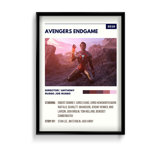 Avengers Endgame - Tony Stark Poster - The Mortal Soul