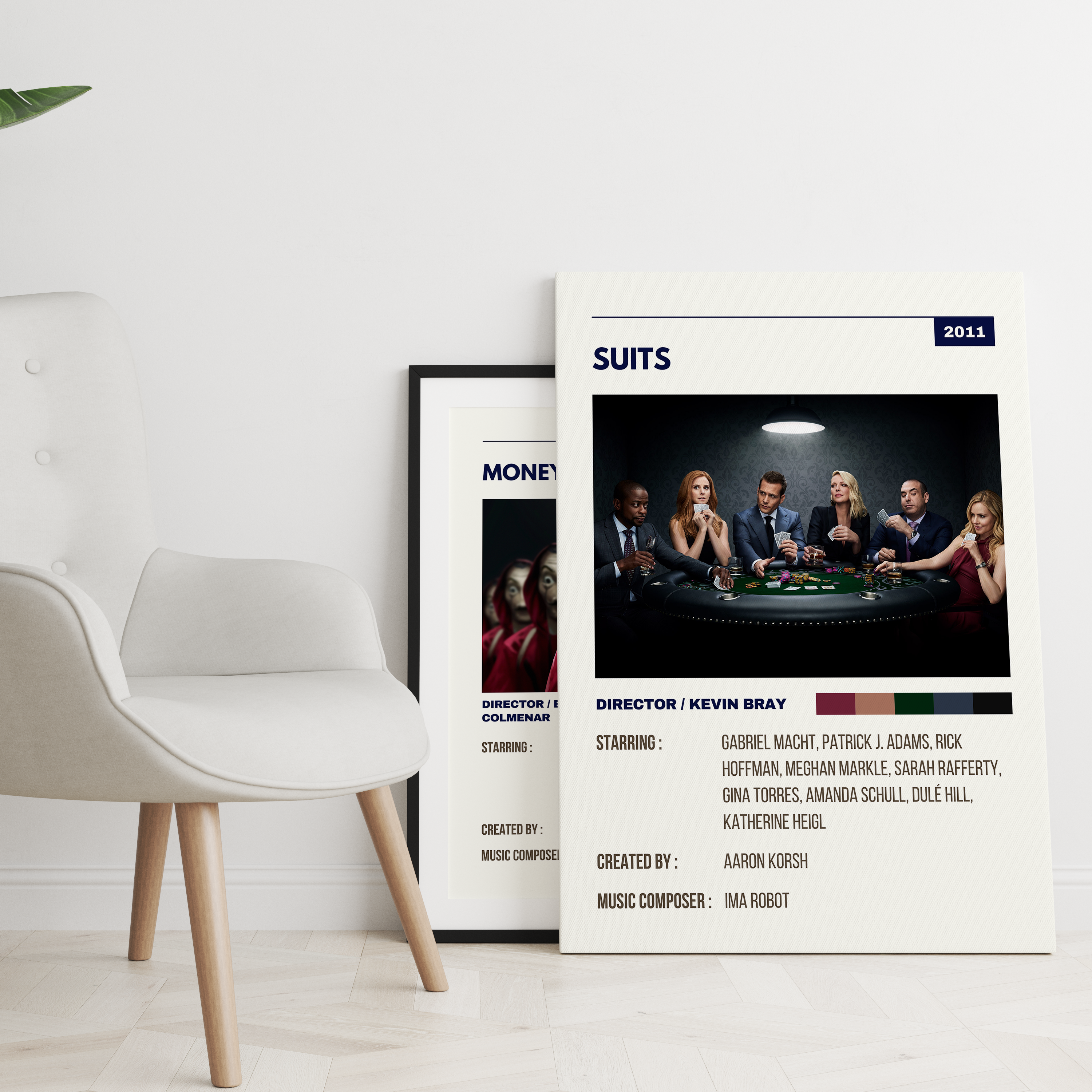 Suits Retro Wall Art - The Mortal Soul