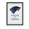 Winter is Coming - Game of thrones Poster - The Mortal Soul