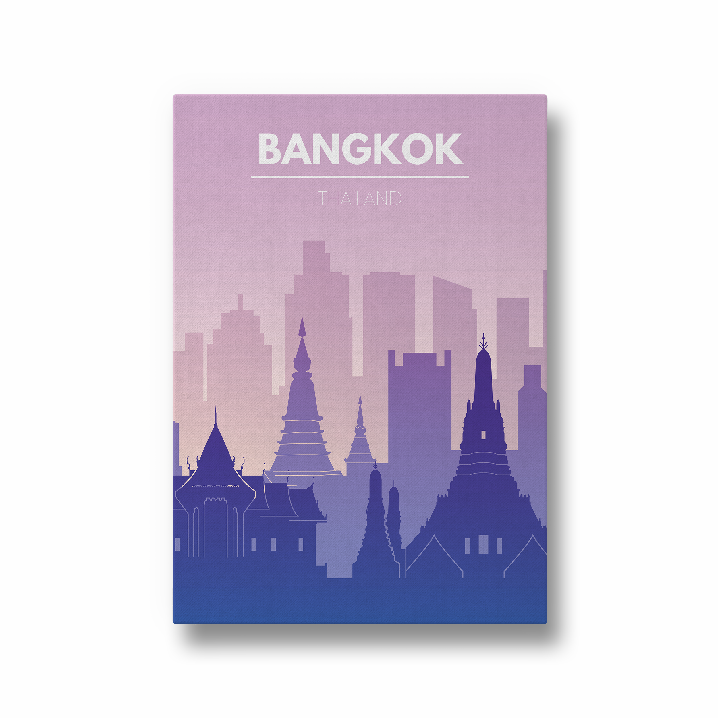 Bangkok Minimal Wall Art - The Mortal Soul