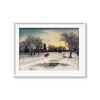 Christmas Eve (1885) by W. C. Bauer Wall Art