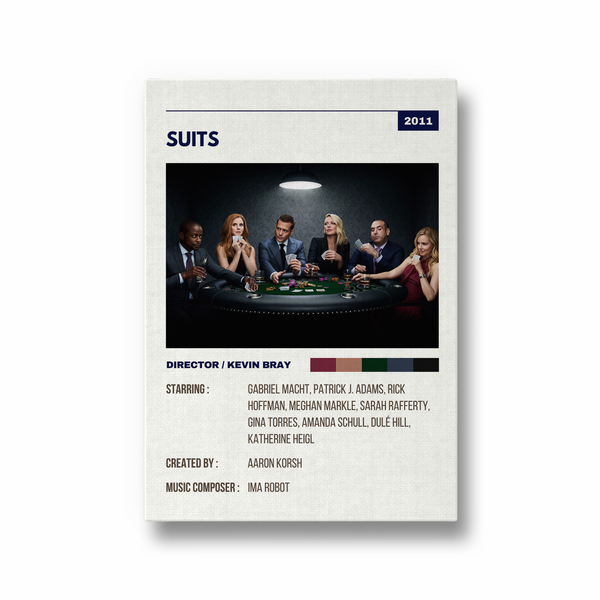 Suits Retro Wall Art - The Mortal Soul