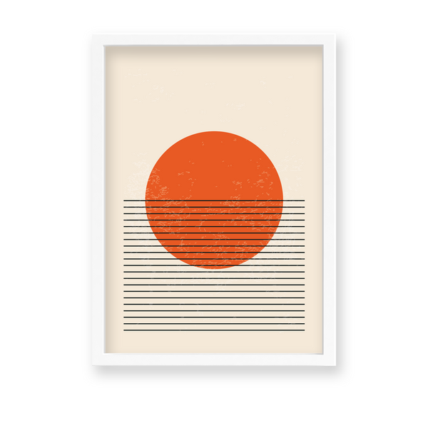 Azure Geometric Modern Wall Art - The Mortal Soul