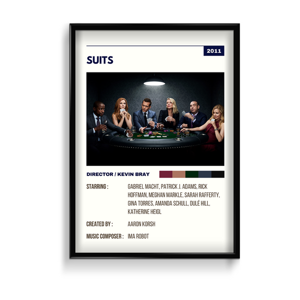 Suits Retro Wall Art - The Mortal Soul