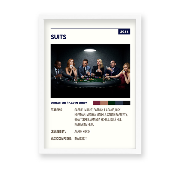 Suits Retro Wall Art - The Mortal Soul