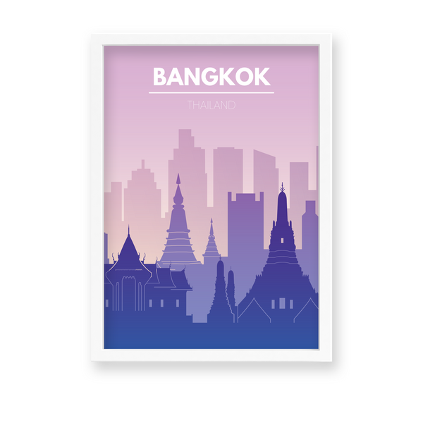Bangkok Minimal Wall Art - The Mortal Soul