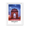 New Delhi Colored City Art - The Mortal Soul