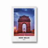 New Delhi Colored City Art - The Mortal Soul