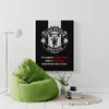 Dedication, Passion, Score Manchester United Premium Wall Art - The Mortal Soul