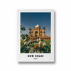 New Delhi Colored City Art - The Mortal Soul