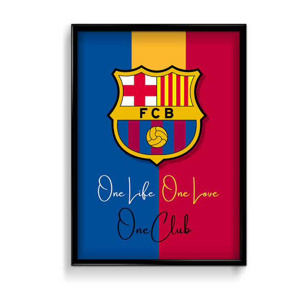 One Club FC Barcelona Premium Wall Art - The Mortal Soul