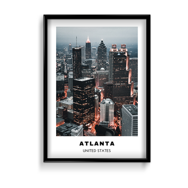 Atlanta Colored City Art - The Mortal Soul