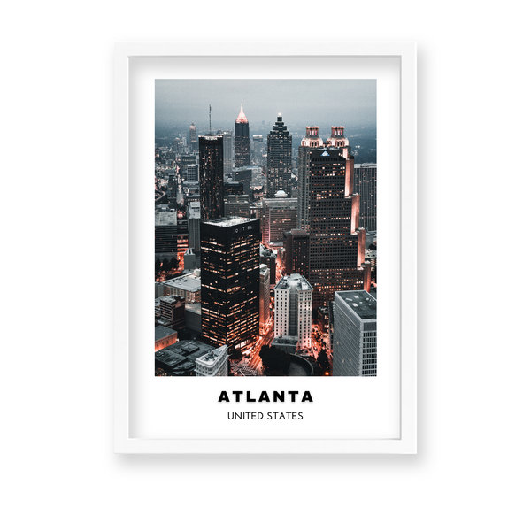 Atlanta Colored City Art - The Mortal Soul