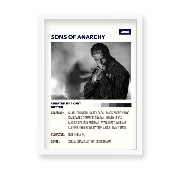 Sons of Anarchy Retro Wall Art - The Mortal Soul