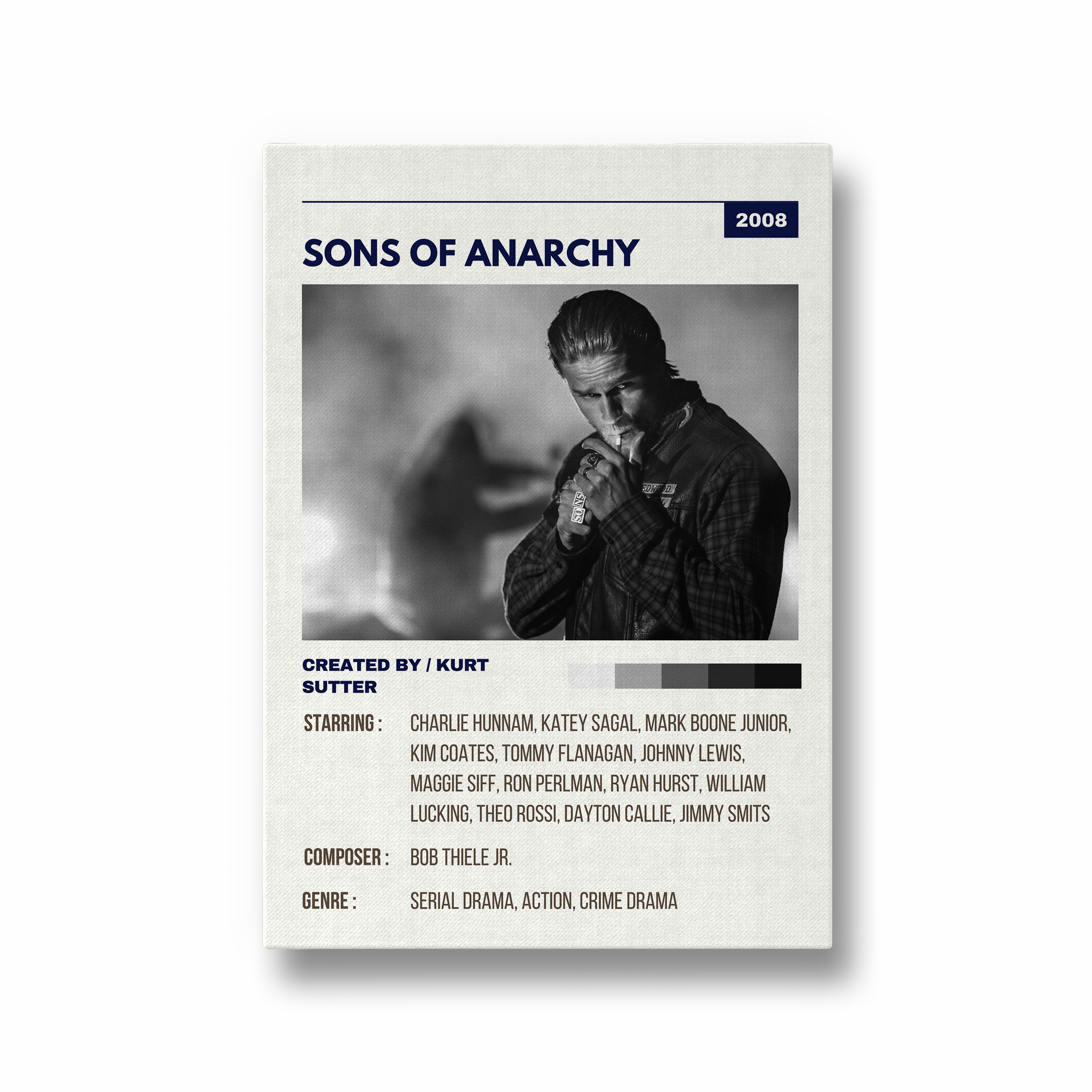 Sons of Anarchy Retro Wall Art - The Mortal Soul