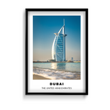Dubai Colored City Art - The Mortal Soul