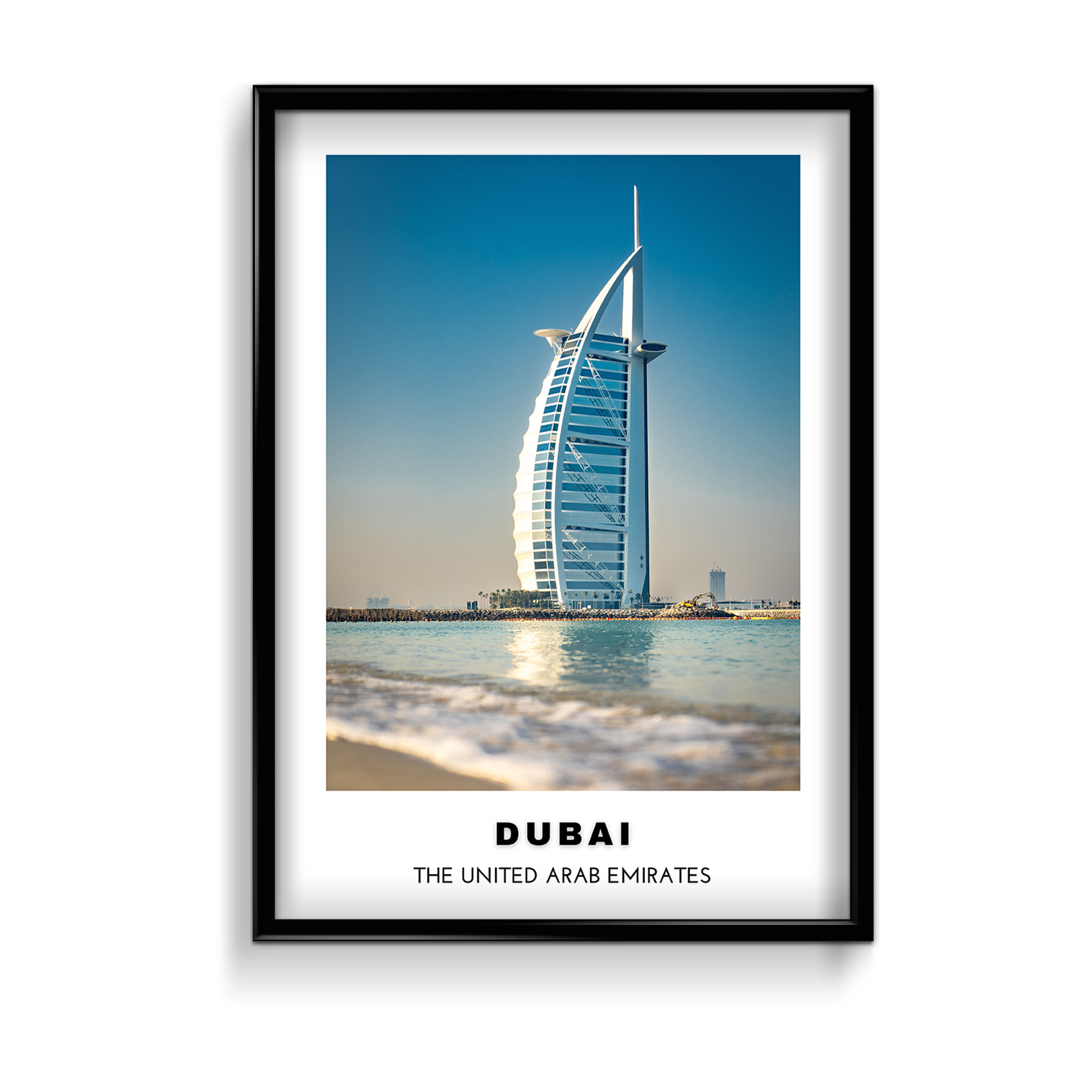 Dubai Colored City Art - The Mortal Soul