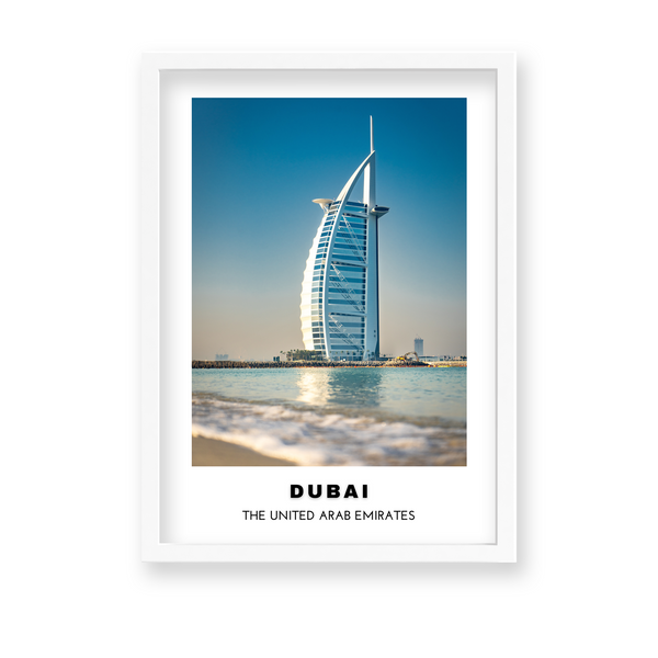 Dubai Colored City Art - The Mortal Soul
