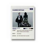 Casino Royale James Bond Retro Wall Art