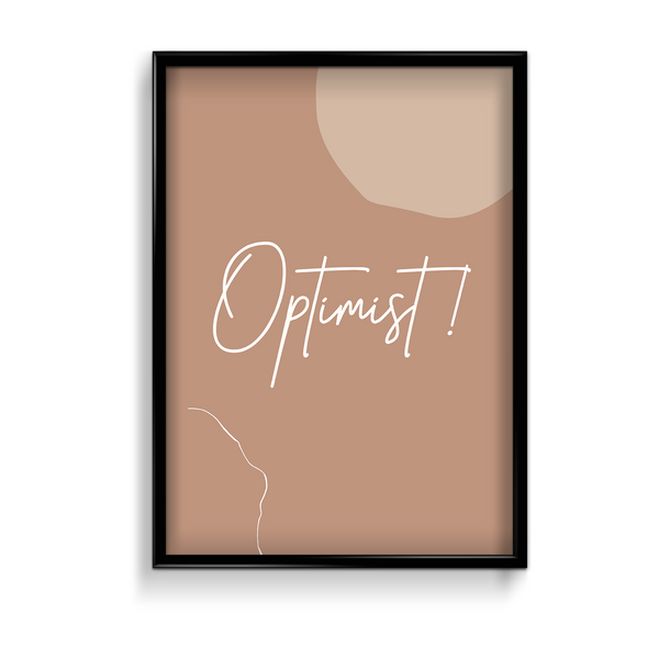 Optimist Quote Wall Art - The Mortal Soul