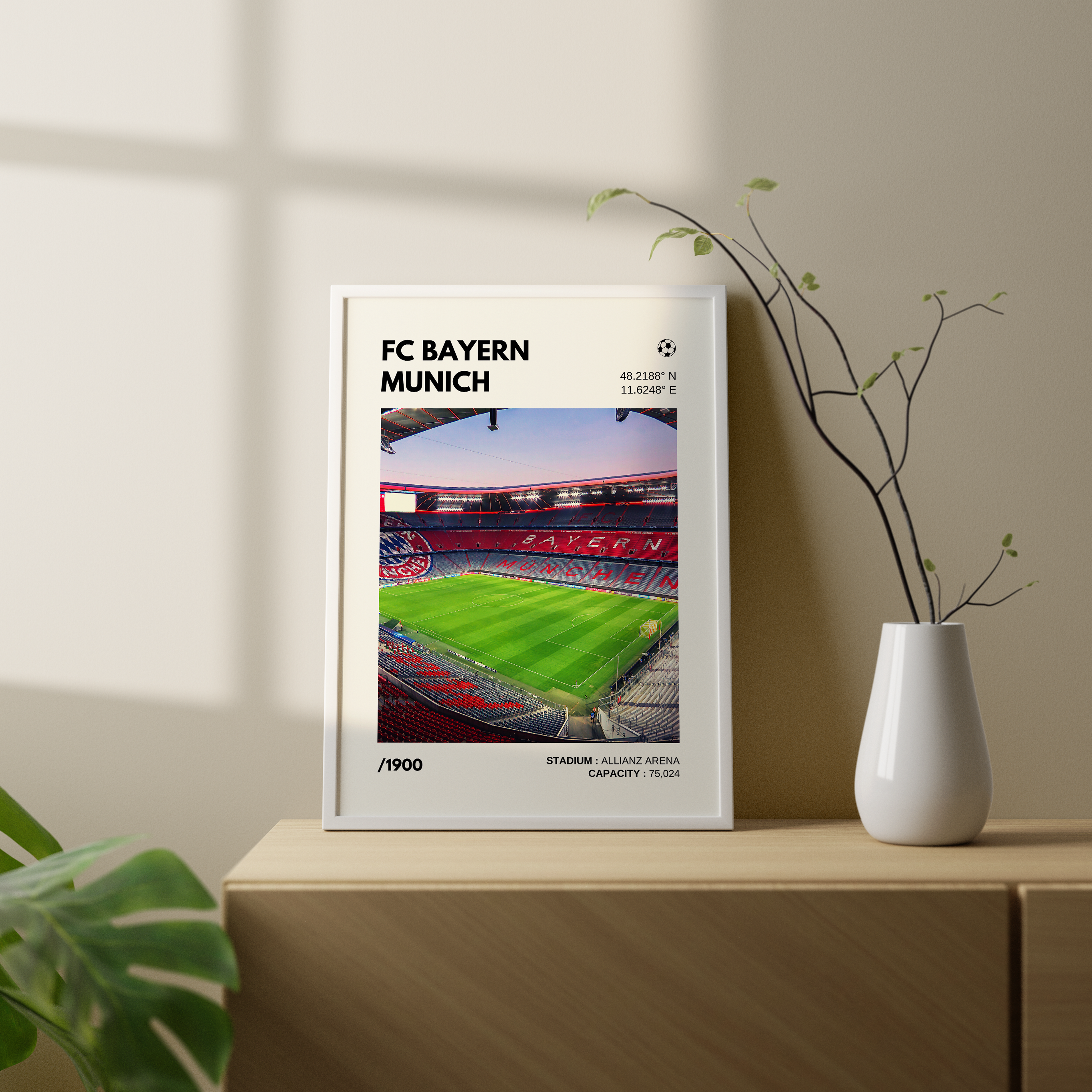Bayern Munich Stadium Premium Wall Art - The Mortal Soul