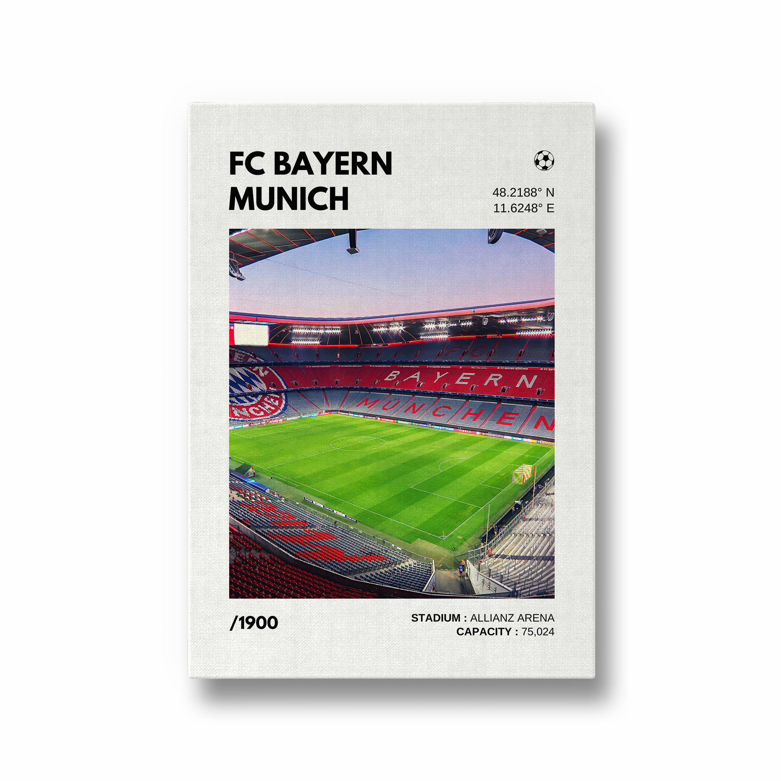 Bayern Munich Stadium Premium Wall Art - The Mortal Soul