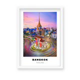 Bangkok Colored City Art - The Mortal Soul