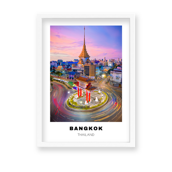 Bangkok Colored City Art - The Mortal Soul